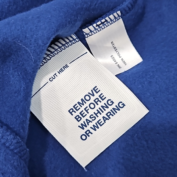 GAP Blue fleece Zip Up - Picture 9 of 10